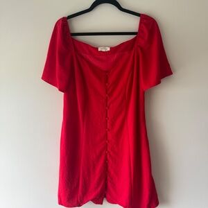 MELLO DAY RED DRESS